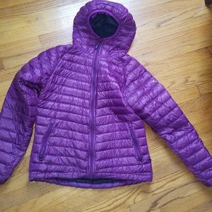 Purple Down coat
